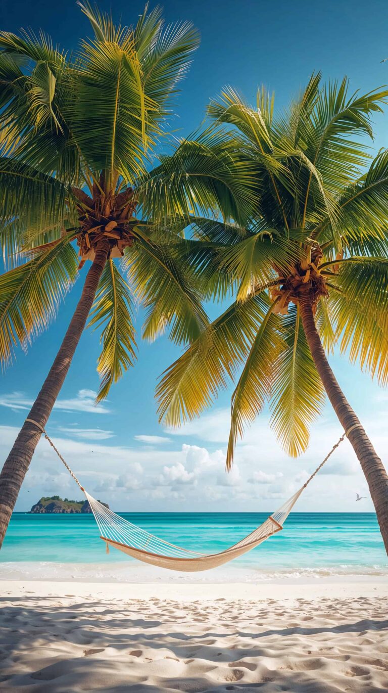tropical-summer-wallpapers-4k-hammock-beach-relax-phone
