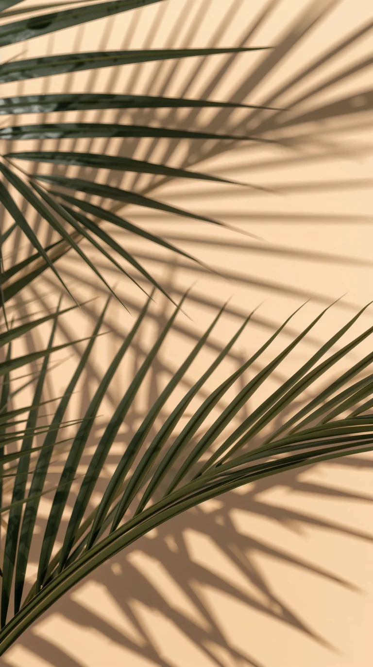tropical-summer-wallpapers-4k-palm-leaves-shadow-minimal-phone