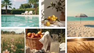 vintage summer wallpaers collage wallpaperinspo.com