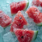 cooling-summer-wallpapers-watermelon-on-crushed-ice-cover
