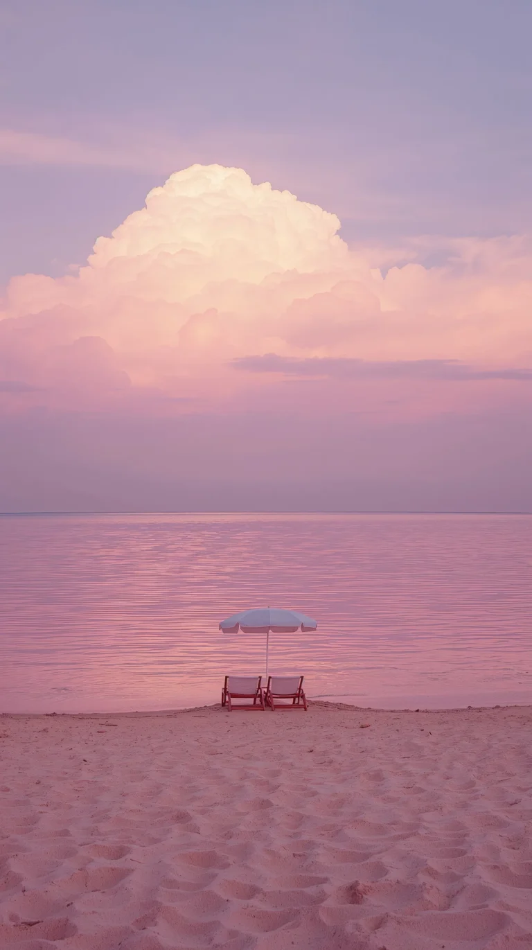 cute-beach-wallpapers-phone-pastel-ocean-sunset