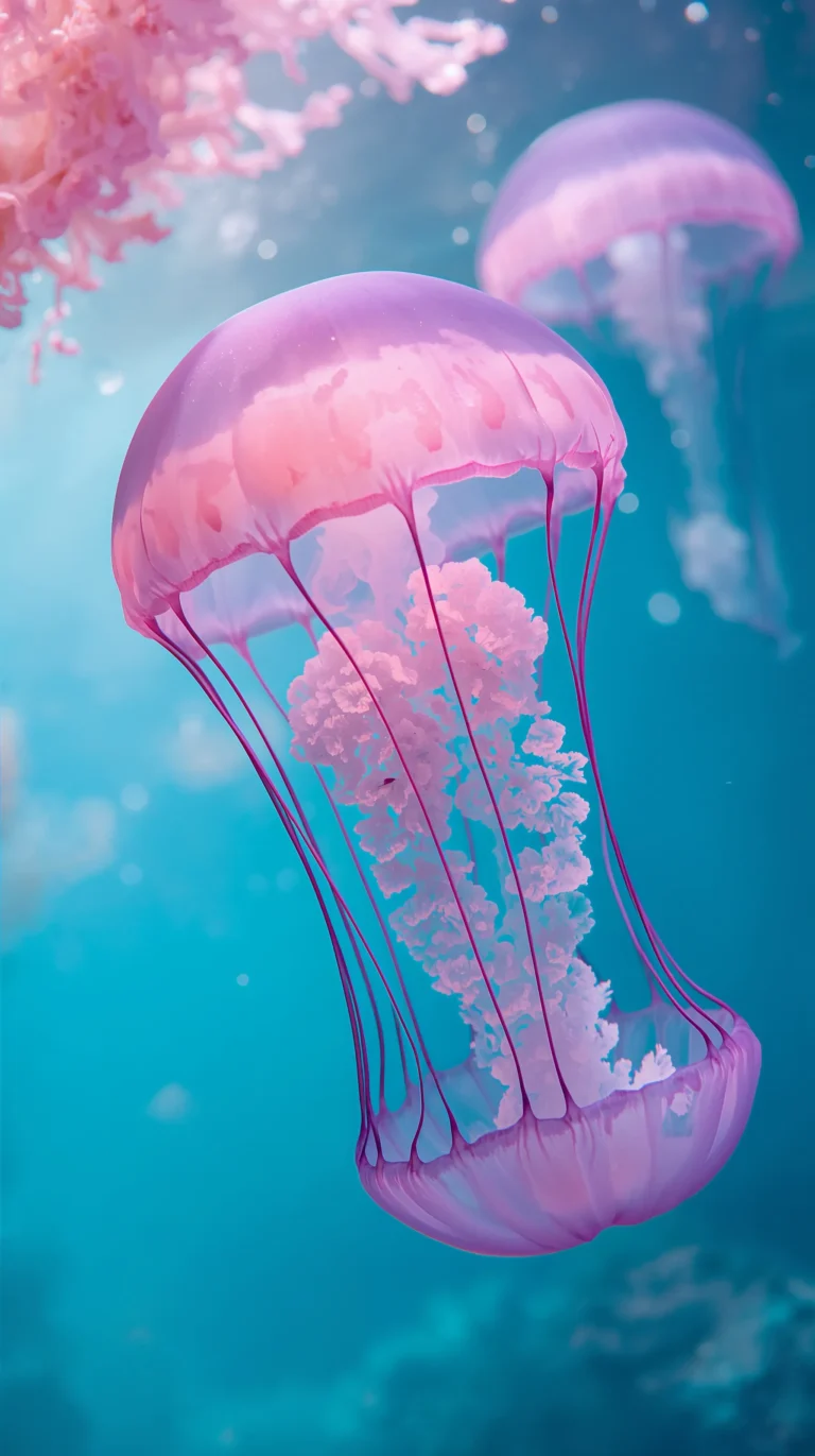 cute-tropical-wallpapers-aesthetic-jellyfish-ocean-phone