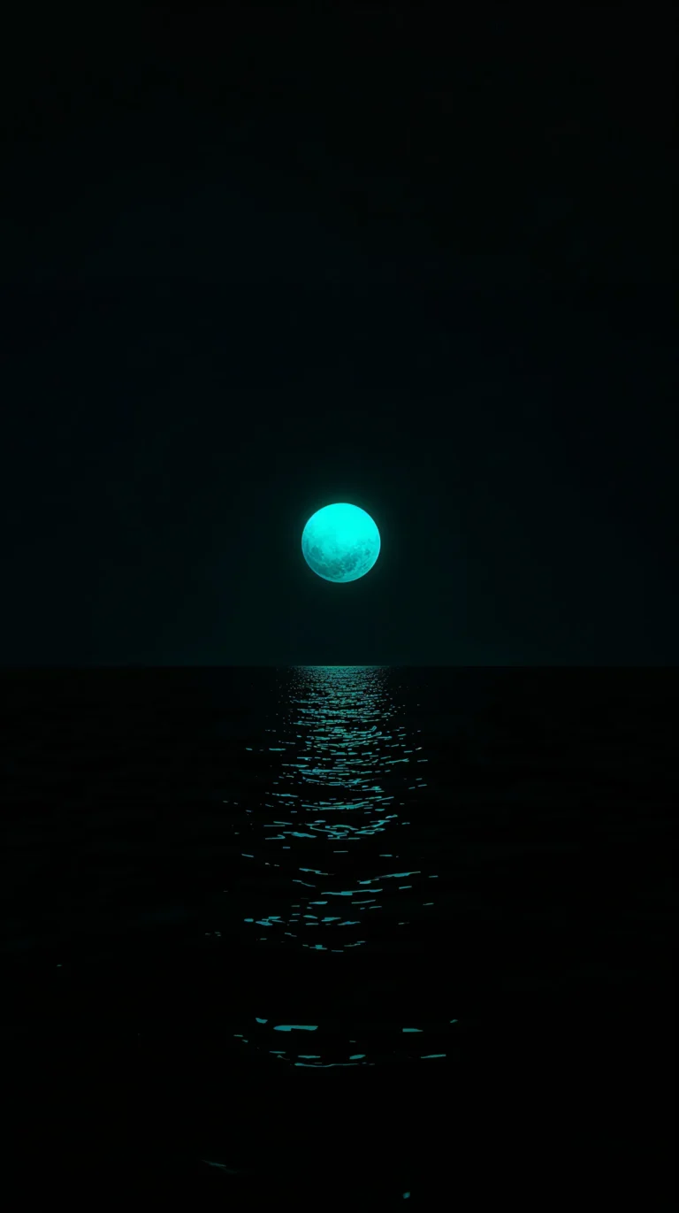 dark-ocean-wallpapers-aesthetic-cyan-moon-reflection-phone