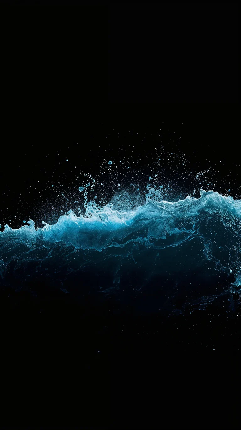 dark-ocean-wallpapers-aesthetic-glowing-wave-texture-phone