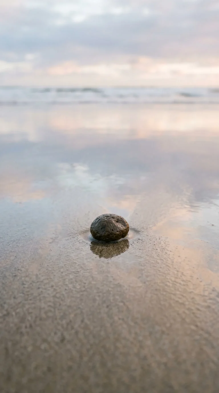 minimalist-beach-wallpapers-for-phone-minimal-rock-wet-sand