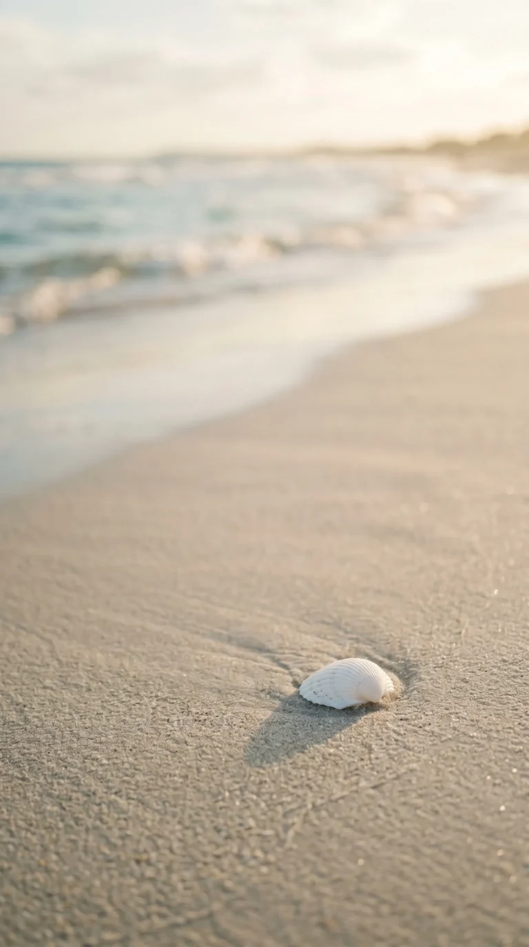 minimalist-beach-wallpapers-for-phone-single-seashell-aesthetic
