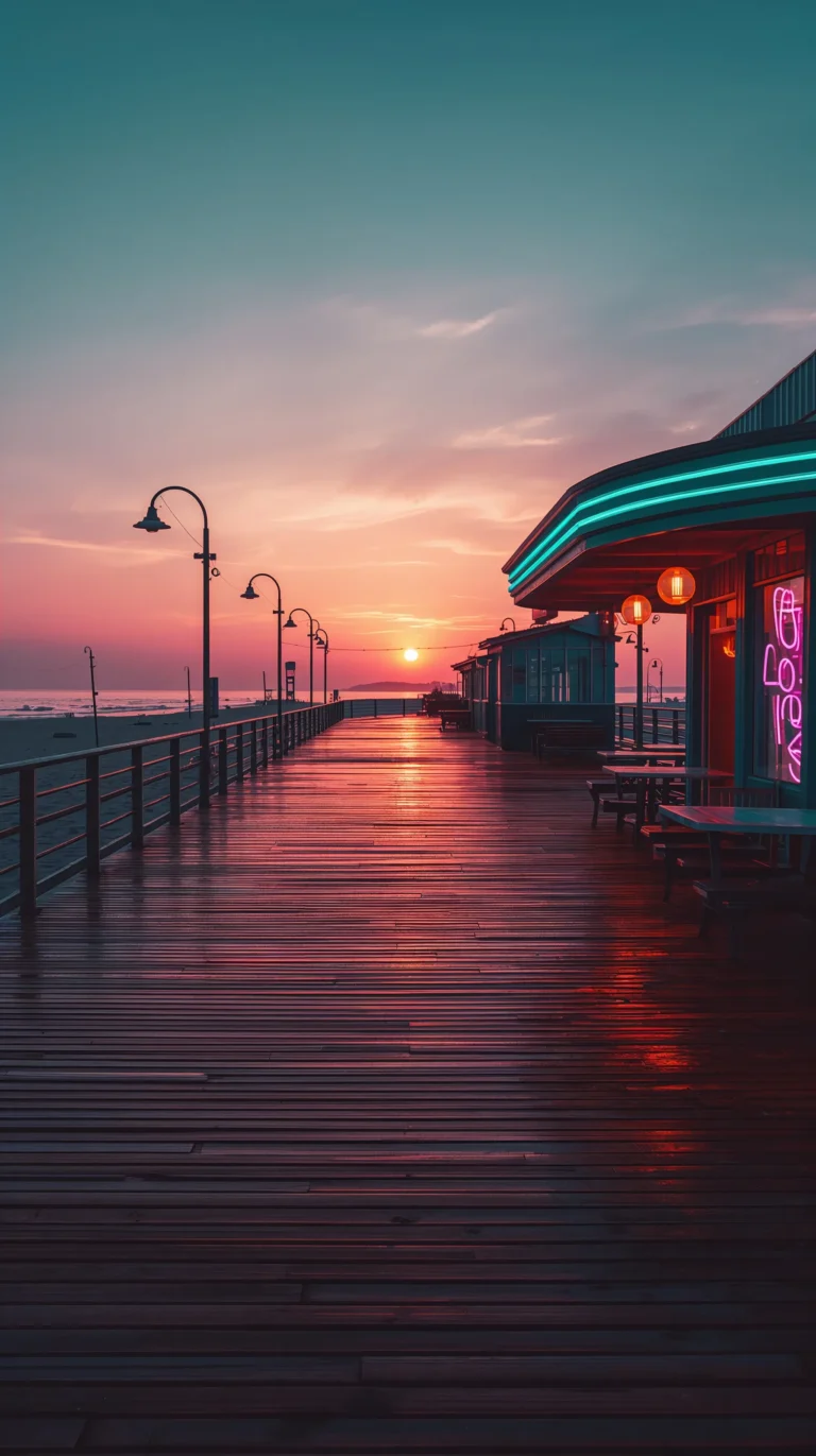 nostalgic-summer-vintage-wallpapers-abandoned-boardwalk-arcade