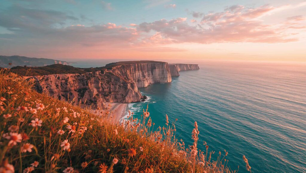 summer-aesthetic-wallpapers-4k-free-download-coastal-cliff-sunset-desktop