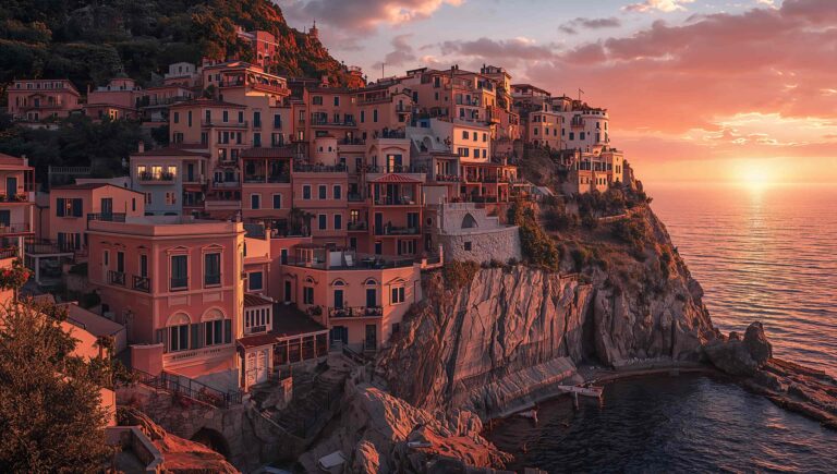 summer-aesthetic-wallpapers-4k-free-download-mediterranean-town-sunset