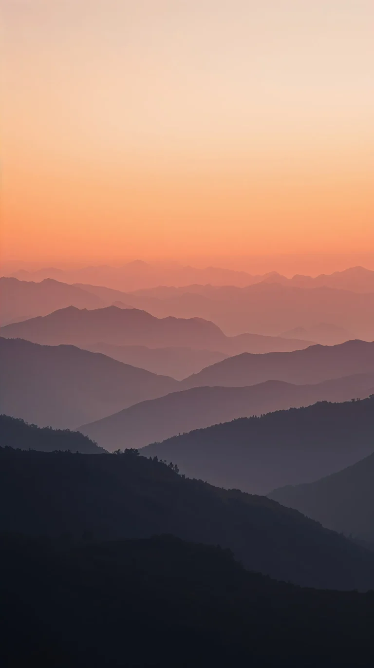 summer-sunset-wallpapers-aesthetic-4k-layered-mountains-sunset-phone