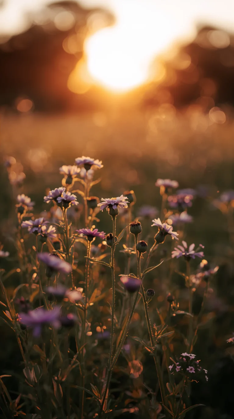 summer-sunset-wallpapers-aesthetic-4k-wildflower-meadow-sunset-phone
