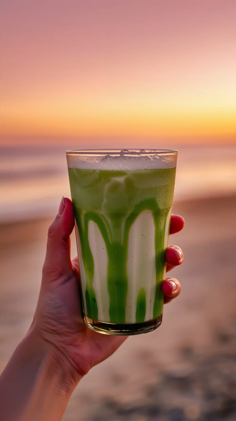beach-summer-wallpapers-for iphone-matcha-latte-sunset-hand