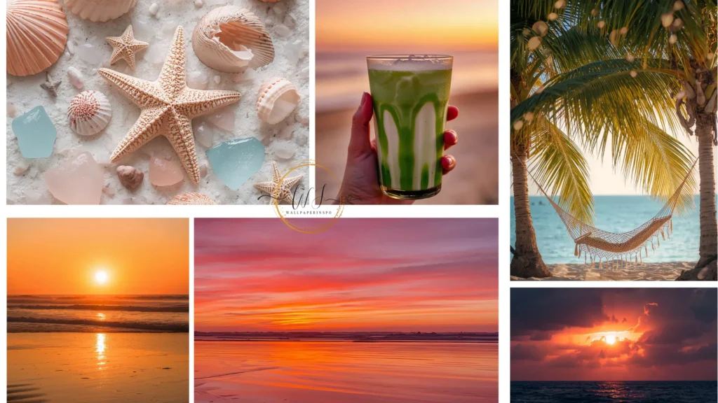 Beach summer wallpapers for iphone collage wallpaperinspo.com