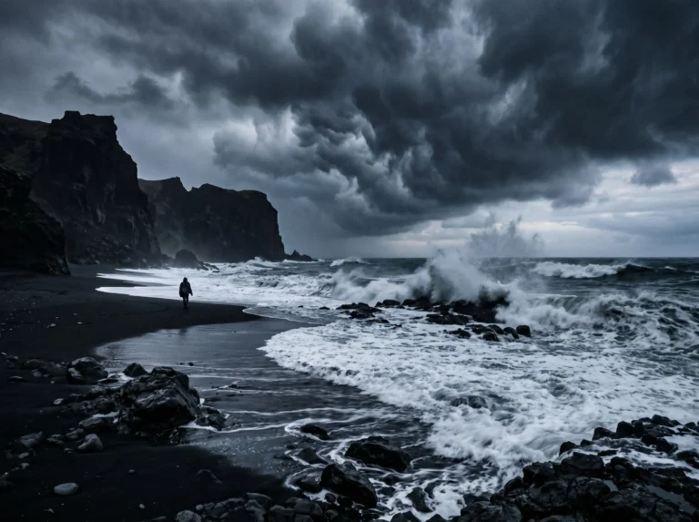 black-beach-wallpapers-aesthetic-ipad-stormy-shore