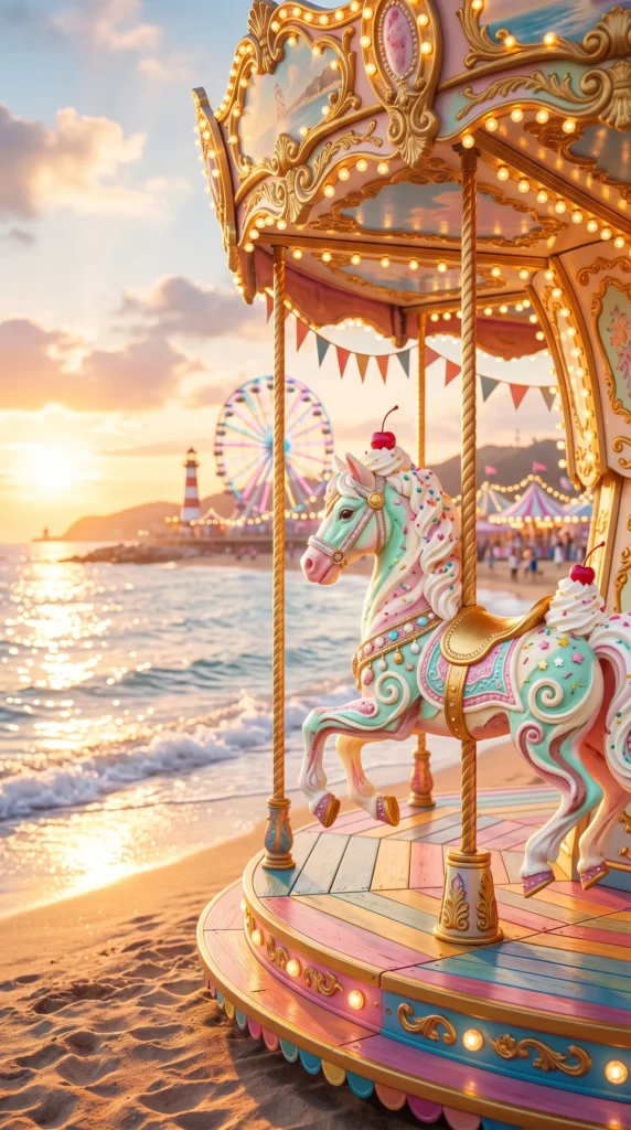 cute-ice-cream-wallpapers-golden-hour-ice-cream-carousel
