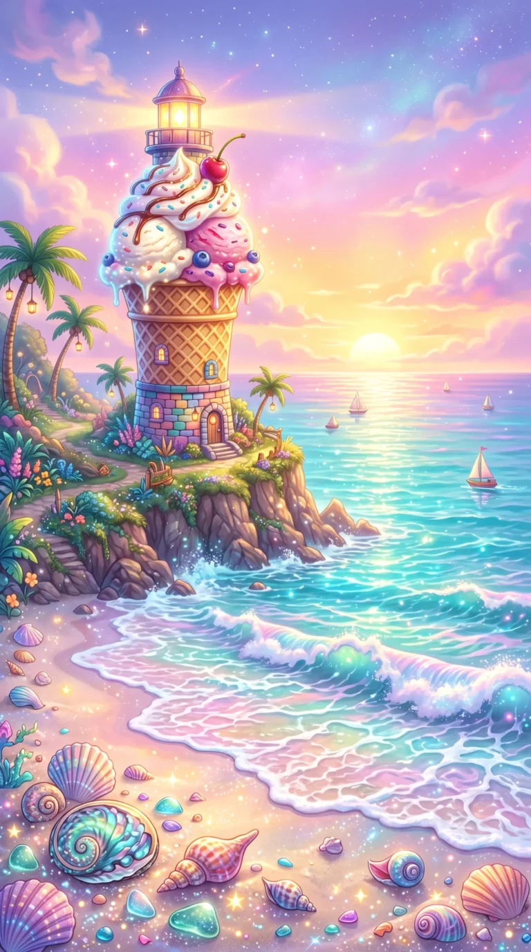 cute-ice-cream-wallpapers-ice-cream-lighthouse-island