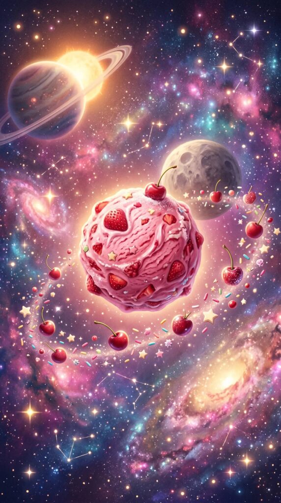 cute-ice-cream-wallpapers-strawberry-ice-cream-planet