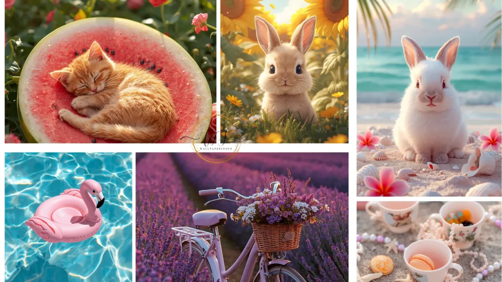 cute summer wallpapers collage wallpaperinspo.com