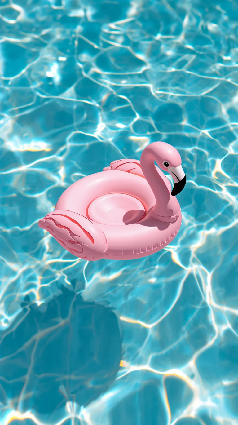 cute-summer-wallpapers-aesthetic-pink-flamingo-pool-day