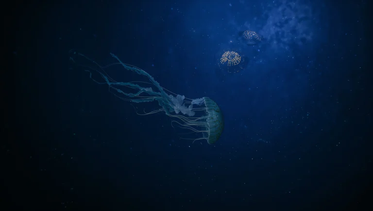 dark-summer-wallpapers-4k-glowing-jellyfish-ocean