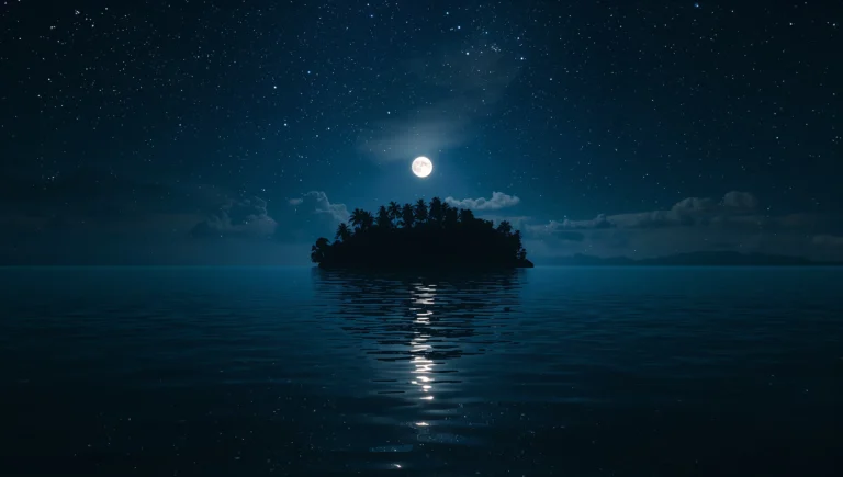 dark-summer-wallpapers-4k-tropical-island-stars
