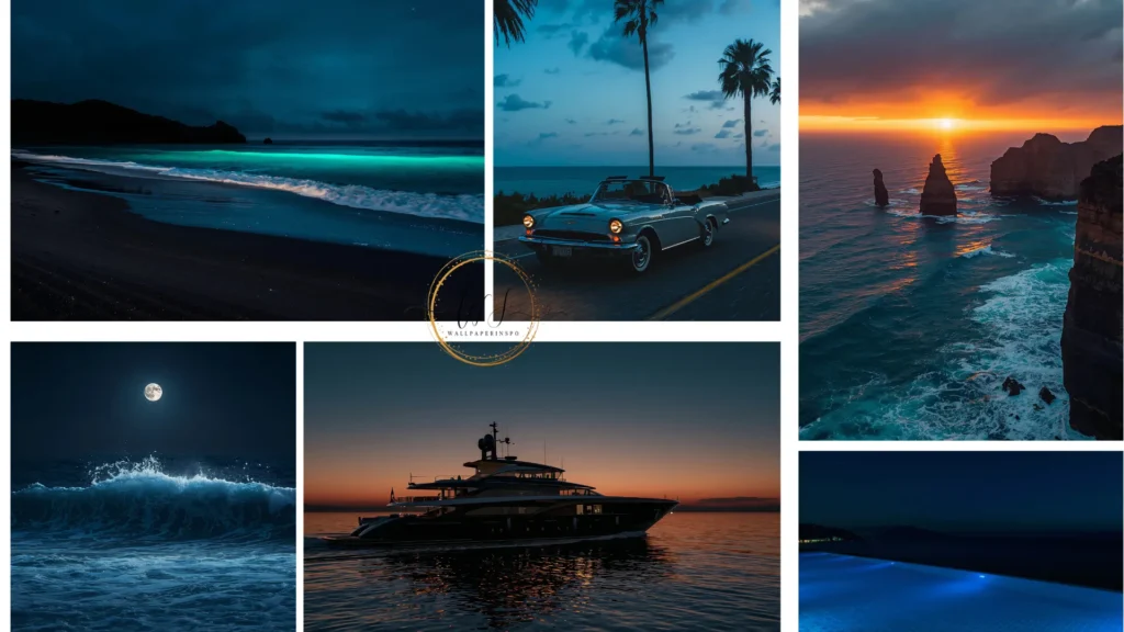 dark summer wallpapers collage