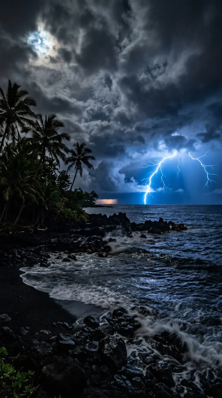 moonlit-beach-wallpapers-blue-lightning-ocean