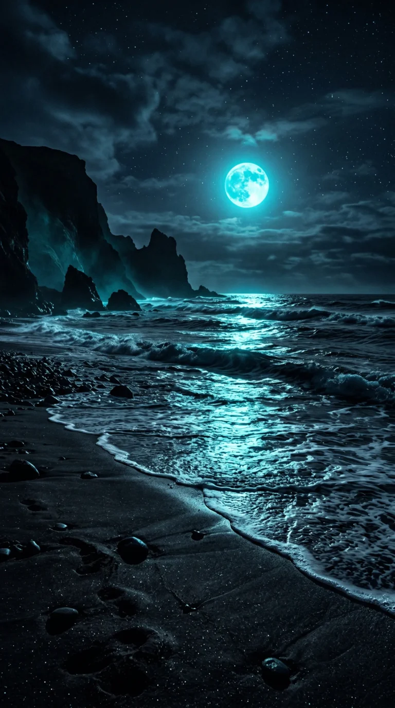 moonlit-beach-wallpapers-cyan-moon-reflection