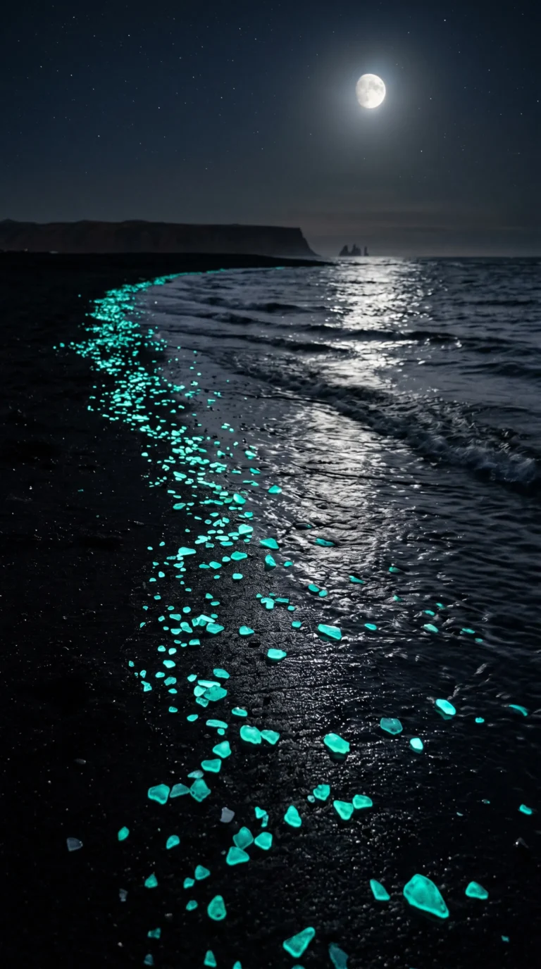 moonlit-beach-wallpapers-glowing-sea-glass