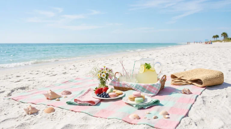 pastel-summer-wallpapers-cute-beach-picnic-laptop