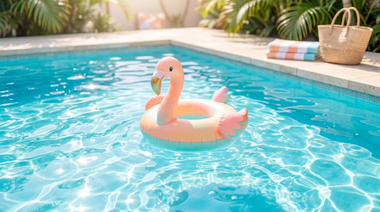 pastel-summer-wallpapers-cute-flamingo-pool-laptop