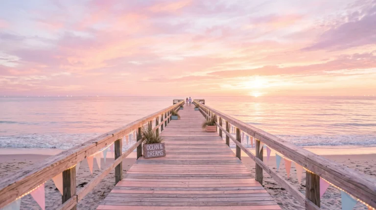 pastel-summer-wallpapers-cute-pink-sunset-boardwalk-laptop