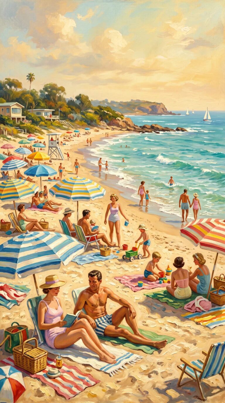 retro-summer-wallpapers-coastal-beach-oil-painting-phone