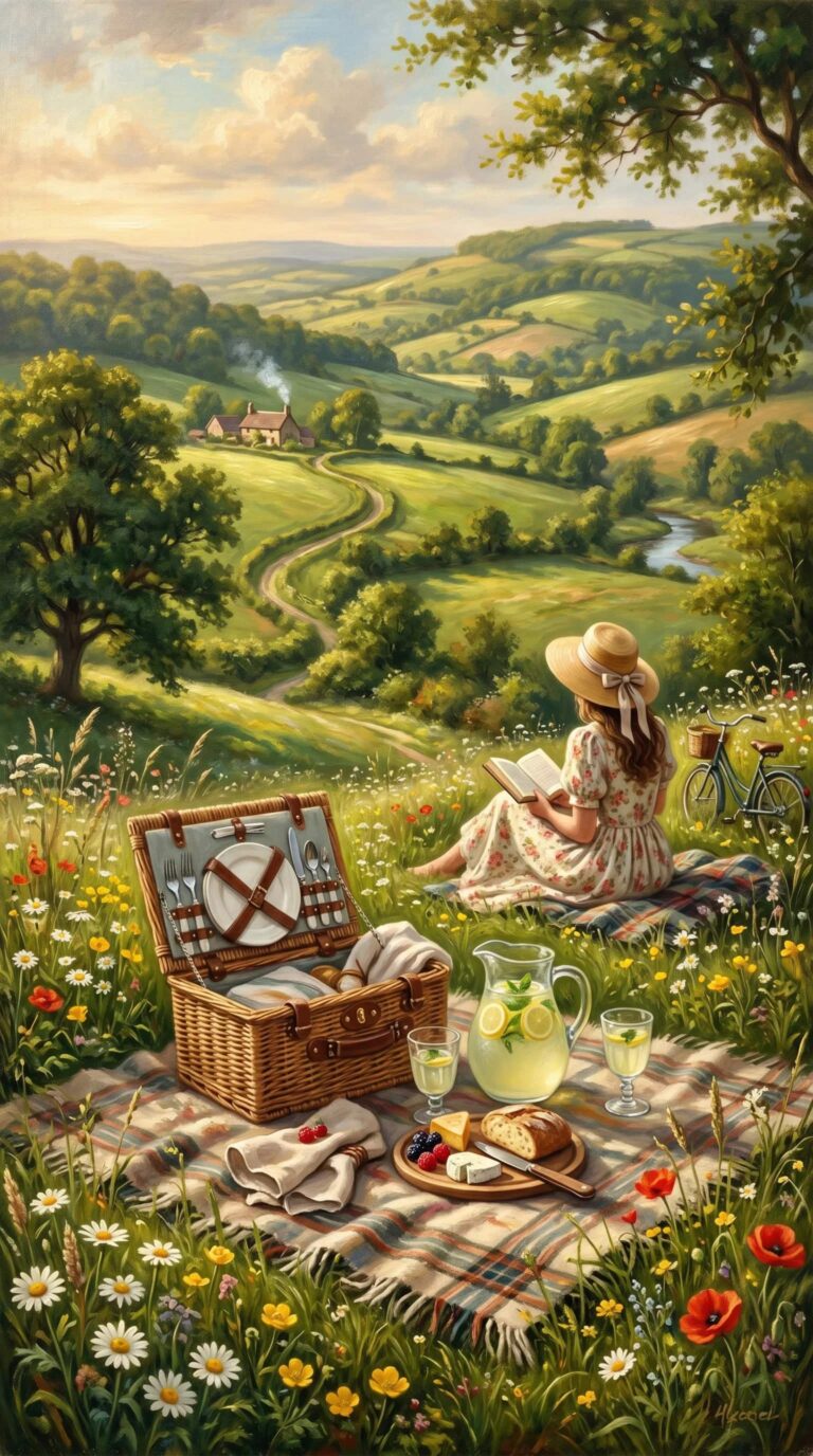 retro-summer-wallpapers-countryside-picnic-oil-painting-phone