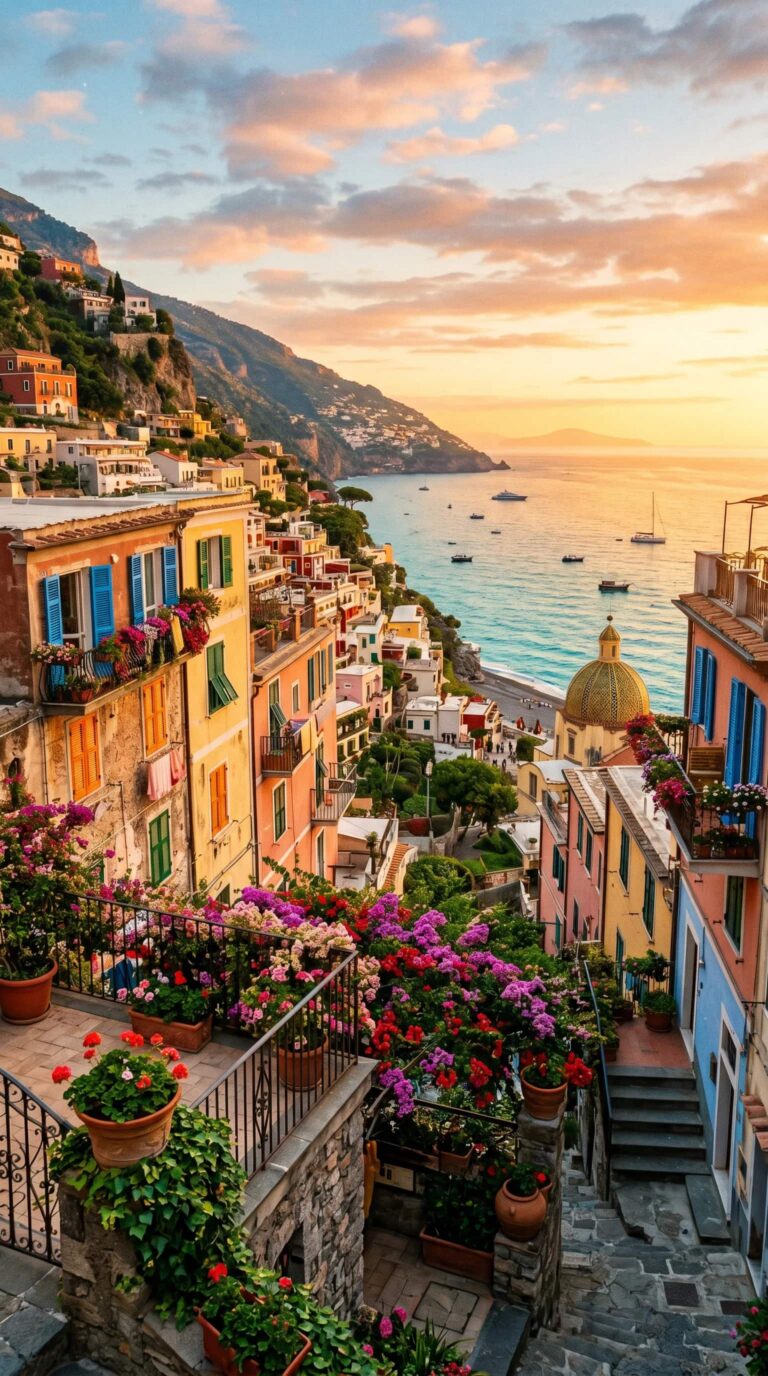 vintage-vacation-wallpapers-italian-coastal-village