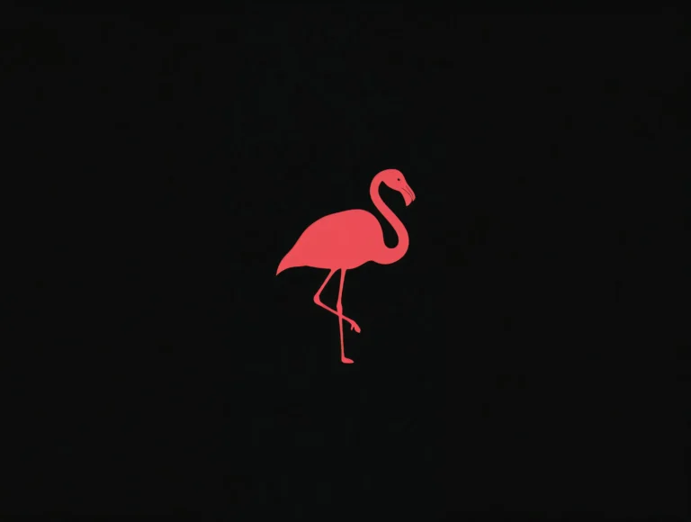 AMOLED-summer-wallpapers-black-flamingo-ipad