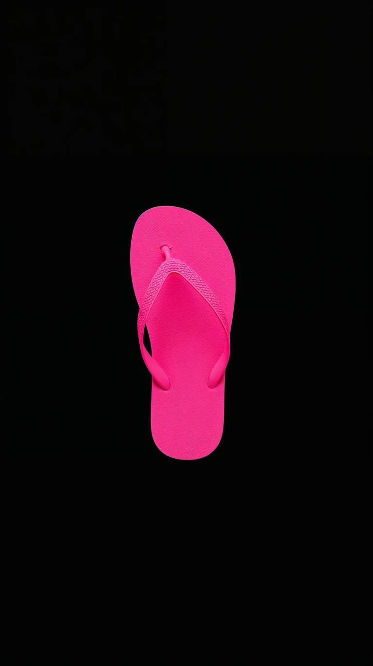 AMOLED-summer-wallpapers-black-flip-flop-phone