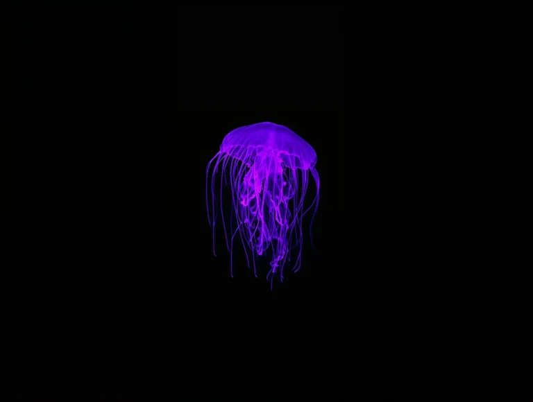 AMOLED-summer-wallpapers-black-jellyfish-ipad