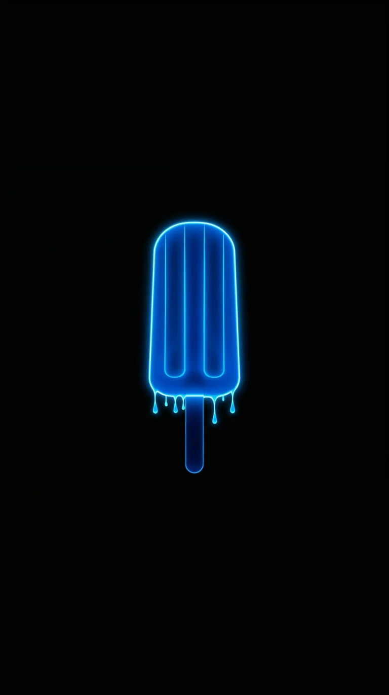 AMOLED-summer-wallpapers-black-popsicle-phone