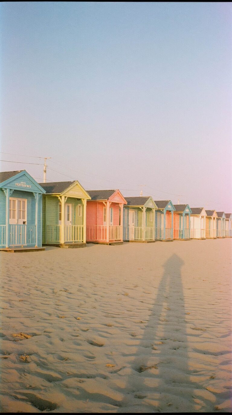 analog-summer-wallpapers-aesthetic-beach-cabins