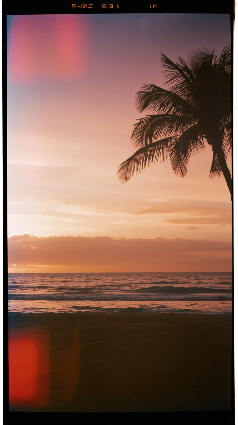analog-summer-wallpapers-aesthetic-beach-sunset