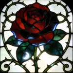 black-stained-glass-wallpapers-dark-rose-cover