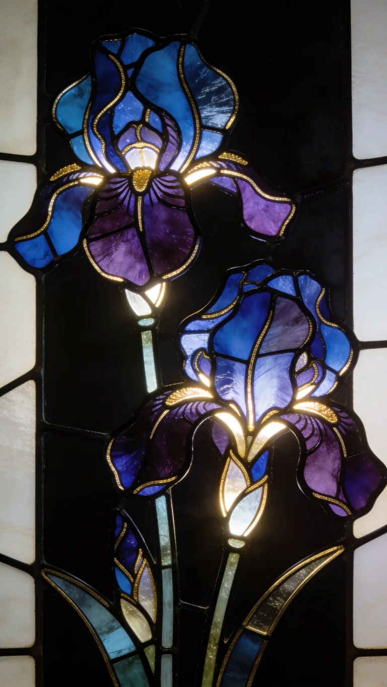 black-stained-glass-wallpapers-midnight-iris