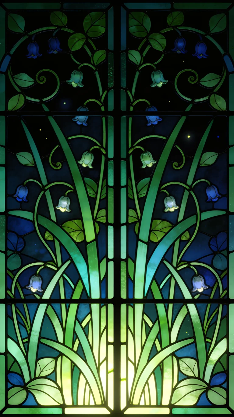black-stained-glass-wallpapers-night-garden
