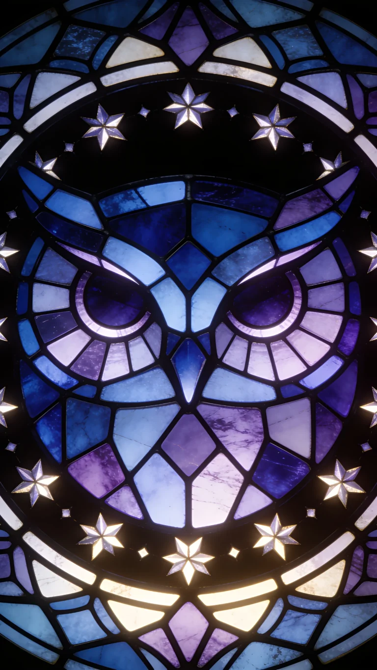 black-stained-glass-wallpapers-starlit-owl