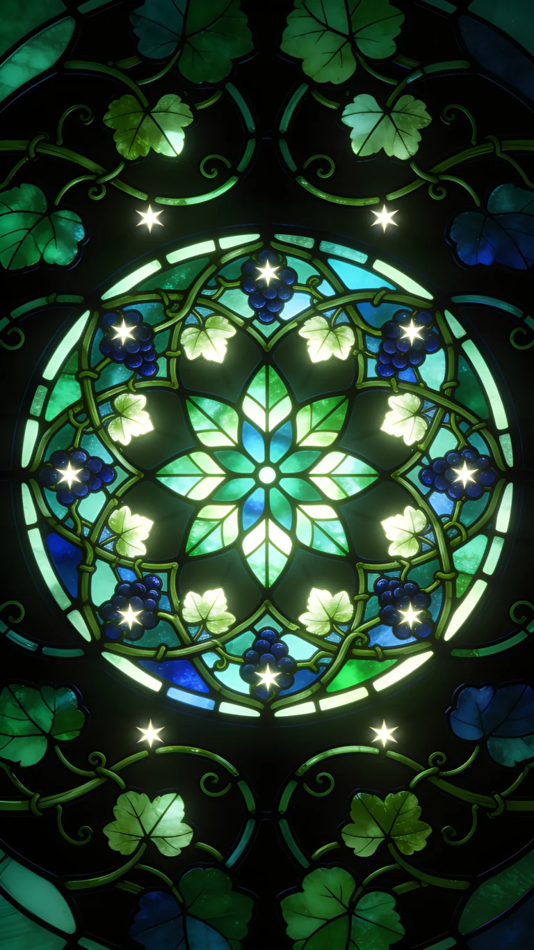 black-stained-glass-wallpapers-starry-vine