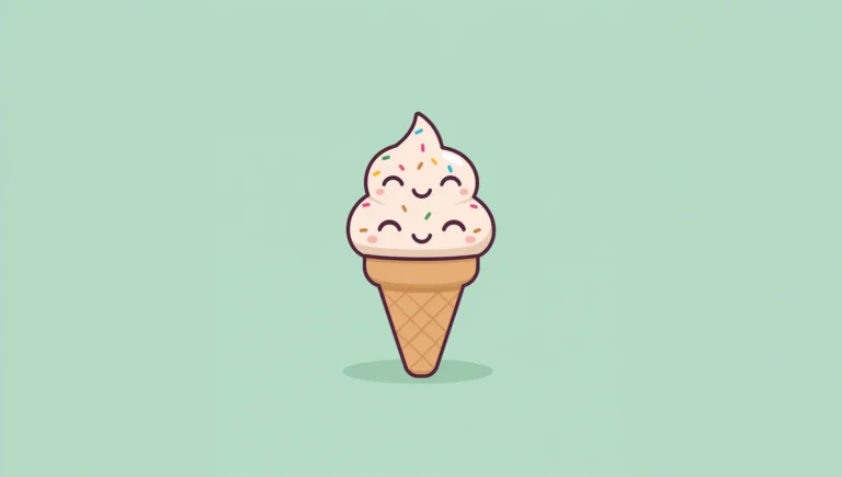 kawaii-summer-wallpapers-4k-ice-cream-cones
