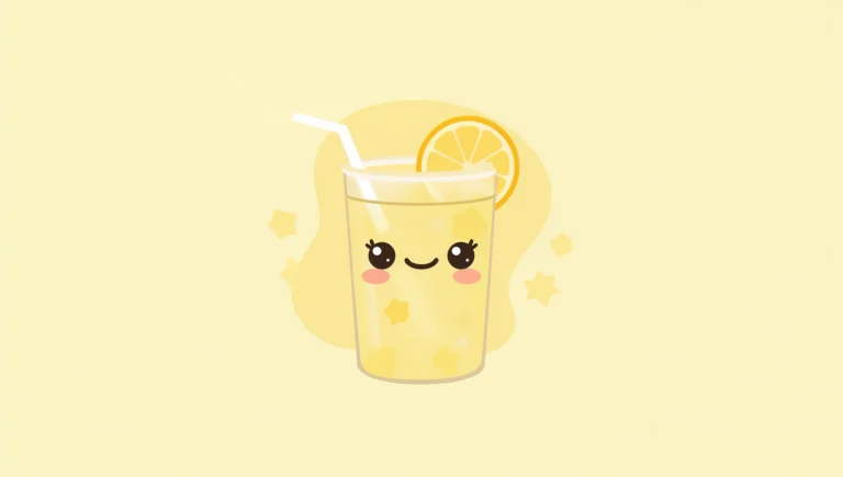 kawaii-summer-wallpapers-4k-lemonade-glass