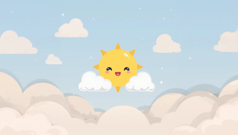 kawaii-summer-wallpapers-4k-sun-and-clouds