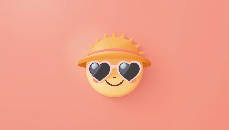 kawaii-summer-wallpapers-4k-sunglasses-and-hat